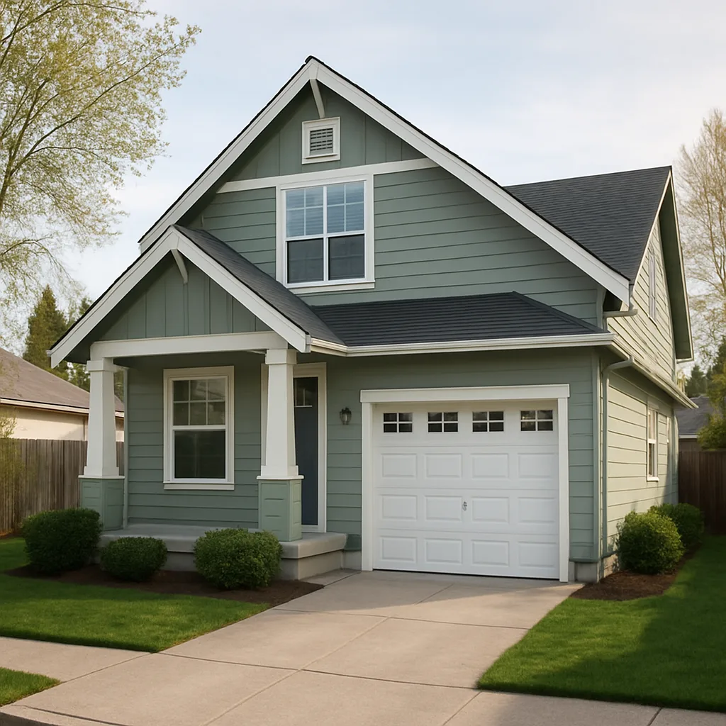 Freshly painted exterior of a Salem home