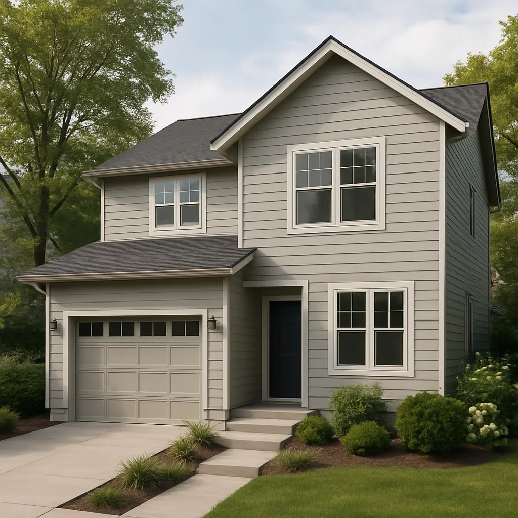 New fiber cement siding on a Salem home